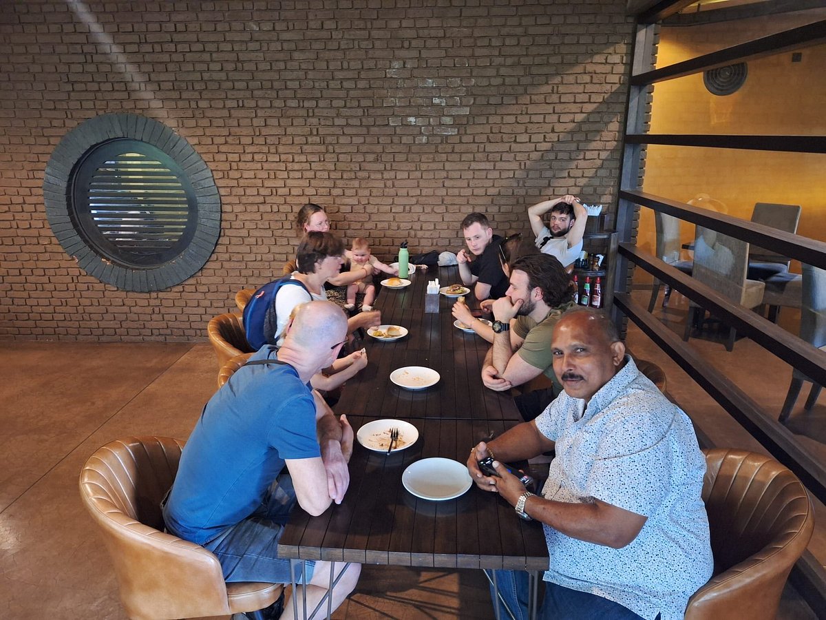 Kumar and Chathuranga with happy travelers on their private Sri Lanka tour
